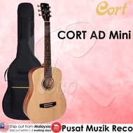 【LIMITED TIME OFFER】 Cort AD Mini ¾ Size Travel Acoustic Guitar with Bag Kapok Gitar Akustik Gitar Kecil