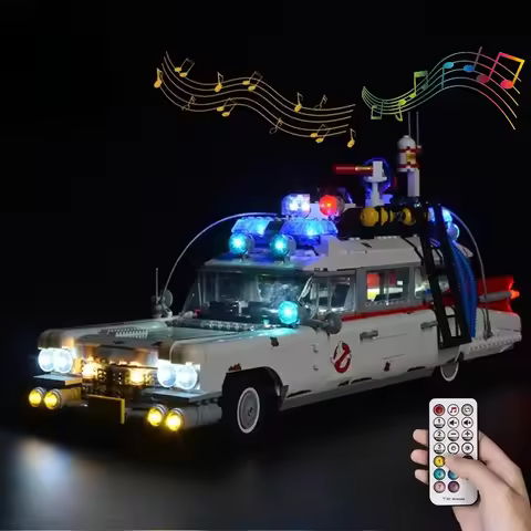 LED Lighting Set Suitable for LEGO Ghostbusters ECTO-1 10274 Building Blocks DIY Lamp Toys(Not Inclu
