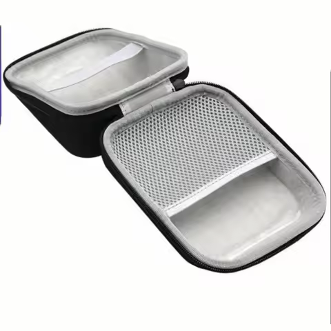 Portable Blood Pressure Monitor Bag High Capacity Waterproof Tonometer Storage Bag Zipper Closure fo