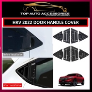 HONDA HRV 2022-2024 DOOR HANDLE COVER CARBON FIBER / PIANO BLACK COLOR PEMAMNG PINTU HRV 2022 READY 
