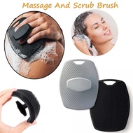 1pc Massage and Scrub Brush Oval Shower Brush Soft Bristle Shower Brush Silicone Shower Brush