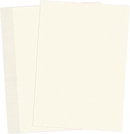 40 Sheets - Coloured Card Ivory Paper 350 g Thick Craft Cardboard, Photo Card DIN A4 - Natural White
