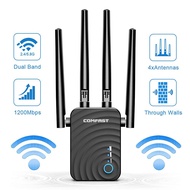 Comfast AC754 WiFi Extender Range Extender 1200Mbps Signal Booster 2.4 & 5GHz Dual Band Repeater Ful