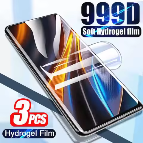 3PCS Hydrogel Film Screen Protector For Xiaomi Redmi Note 9 10 11 8 Pro Redmi Note 9S 10S 11S 9A 9C 