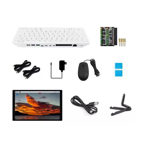 Raspberry Pi 500, A Fast, Powerful Computer Built Into A High-quality Keyboard (US), WIFI/Bluetooth 