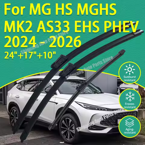 Front Rear Silicone Coating Wipers for MG HS MGHS MK2 AS33 EHS PHEV 2024 2025 2026 Car Wiper Windshi