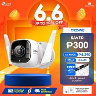 TP-Link | Tapo | C325WB | 2K | 4MP | Color | Outdoor | Security | Wi-Fi | CCTV 2-Way Audio Camera