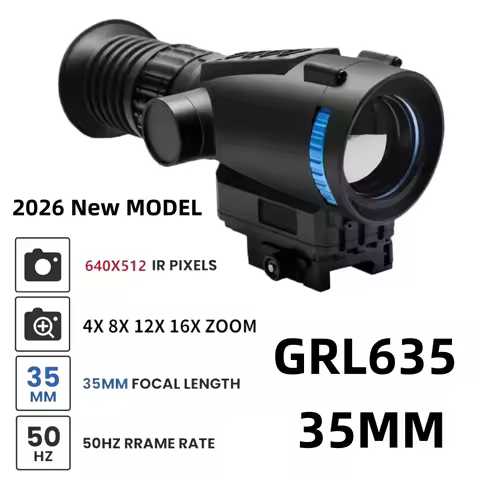 GOYOJO GRL635 Thermal Camera 640*512 IR 50Hz Take Photo Record Video 4X-16X Z0OM For Outdoor Observa