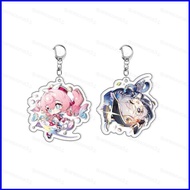 SQ3 Honkai: Star Rail Acrylic Keychain Cipher Pendant Hyacinthia Bags Accessories Game Anime Periphe