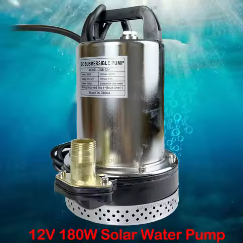 12V 24V 180W 220W Submersible Clean Dirty Water Pump Swimming Pool Deep Well Pump Agricultural Irrig
