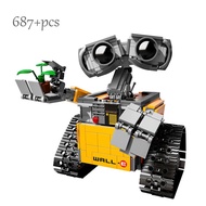 WALL-E บล็อกการสร้างหุ่นยนต์อิฐชุดของขวัญของเล่นเด็ก