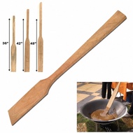 Rice Wooden Paddle / Peddle Boat / Long Wooden Pan Spatula / Senduk Sudip Kayu Kawah / Sudip Panjang
