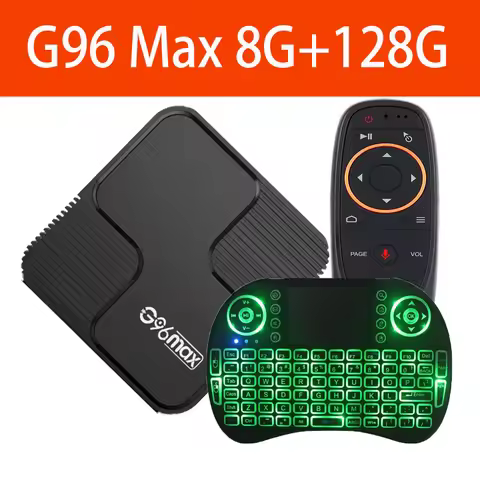 2024 Allwinner H618 Smart TV Box G96 Max Android 14 Support Double Wifi 2.4G&5G Ram 8GB Rom 64GB 128