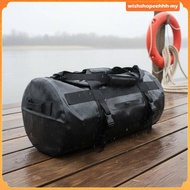 [WishshopeehhhMY] Large Capacity Duffel Bag Lightweight Waterproof Duffel Bag Black 60L