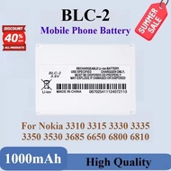 High Quality Brand-New 3.6V 1000mAh BLC-2 Mobile Phone Battery For Nokia 3310 3315 3330 3335 3350 35