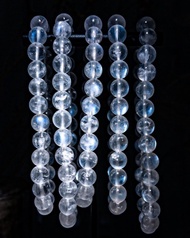 【高CP值款藍月光】斯里蘭卡藍月光石 水晶手串手鍊 / 一物一拍