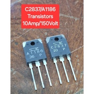 C2837/A1186 Transistors (10Amp/150Volt)