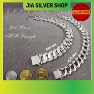 Ready Stock | 925 纯银 男款手链 | Original 925 Silver Bracelet Bangle HH For Men | Gelang Tangan HH Lelaki Perak 925