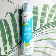 สเปรย์ลดเหงื่อ ระงับกลิ่นกาย Weightless Dry Spray Antiperspirant Deodorant 116g (Secret®)