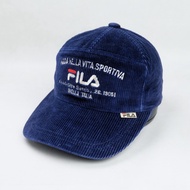 TOPI VINTAGE FILA CORDUROY SNAPBACK CAP TP49 SIZE OSFA (STRAP) ORIGINAL PRELOVED