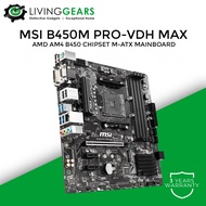 MSI B450M PRO-VDH MAX AMD AM4 B450 Chipset Motherboard