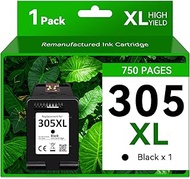 305 XL Ink Cartridges Replacement for HP 305 Printer Cartridges XL Black for HP DeskJet 2820E 4220E 