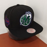 100% Original Mitchell & Ness Hat NBA BIG Face 7.0 Snapback HWC Dallas Mavericks New