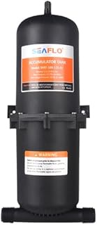 SEAFLO 39 oz (1.0 L) Pressurized Accumulator Tank Water Pump Flow Control with Internal Bladder - 12