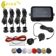 XIANS Parking Sensor Kit, With 4 Sensors 12V Reverse Radar Sound, Universal Buzzer Alert Indicator 22mm Indicator Probe System Car
