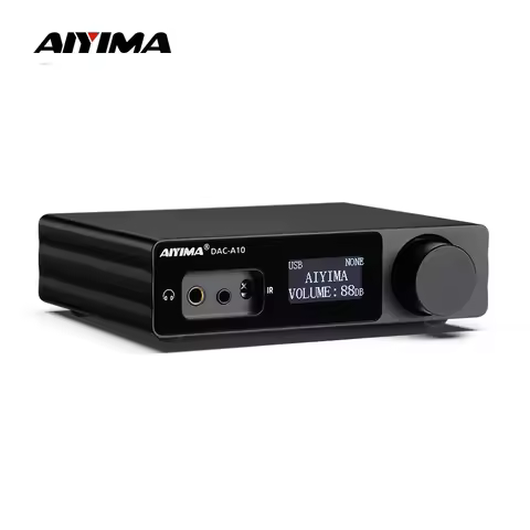 AIYIMA DAC-A10 Mini Stereo Audio Decoder Headphone Amplifier 16-600Ω ESS9018K2M USB Coaxial Optical 