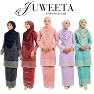 Kurung Sulam Juweeta,Baju kurung Tradisional,baju kurung moden labuh,Embroidery Cotton,JELITA WARDROBE RAYA 2024