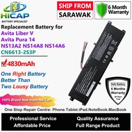 HICAP AVITA Laptop Battery CN6613-2S3P 4830mAh for Avita Liber V Avita Pura 14 NS13A2 NS14A8 NS14A6