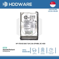 HP 1TB 6G SAS 7.2K 2.5in DP MDL SC HDD // 652749-B21 // 653954-001 // MM1000FBFVR // 605832-002