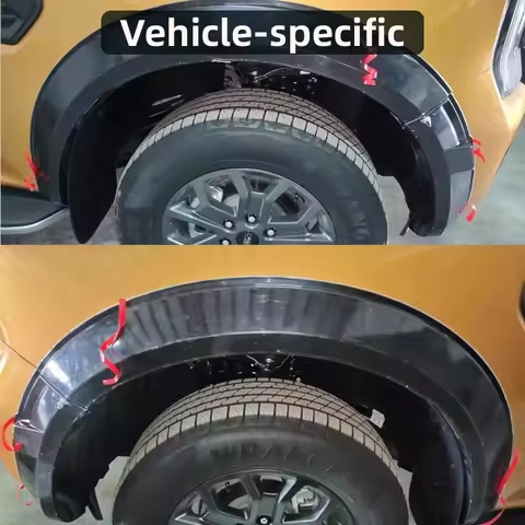 Fender Flares Kits Wheel Arch Extension For Ford Ranger T9 2022 2023 Wildtrak Sport Limited XLT XLS 