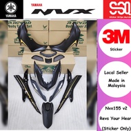 High Quality AAA Premium Sticker Stripe Yamaha Assembly  NVX V2 Thai Aerox-155 Maxi Signature (25) Cover Set Body Set Co