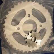 DEMAK DTM 200 / DTM 150 - 4 Holes - 520 Sprocket Gear Set FR + RR