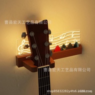 Guitar Player Wooden Ukulele Stand In Stock Guitar with Pick Wall Mount Guitar Wall Hanger Gift C7UP