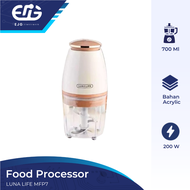 Luna Life Blender Mini Portable 700ml MFP7 4 Blade Processor Chopper Mini MFP7