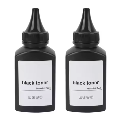 2 Pcs Printer Toner Refill 200g Black Toner Refill Powder for 1610 M2070 4321 3110 3200 PE220 PE120 
