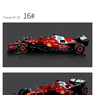 Pymegao 1: 18 Ferrari 2025 Game Season SF2 Model F1 Hamilton Leclair 16#44新品车