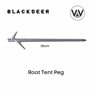 BLACKDEER Aluminium Alloy 30cm "Root" Tent Peg / Ground Nail | Exclusive Design | 7075 Aluminium All