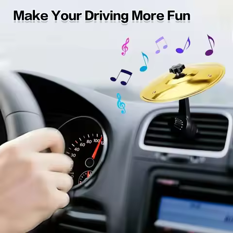 Car Crash Cymbal Fun Air Vent Drum Hand-shooting Cymbals Car Drum Cymbal Air Vent Musical Instrument