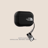 Lychee Pattern Suitable for AirPods 4th Generation Pro3 Original Street Wear North Soft Leather Prot