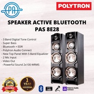 SPEAKER AKTIF POLYTRON BLUETOOTH PAS8E28 PAS 8E28 ACTIVE SPEAKER