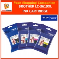 (Original) BROTHER INK BENEFIT LC3619XL LC3619 LC 3619 BLACK CYAN MAGENTA YELLOW FOR MFC J2330DW J27