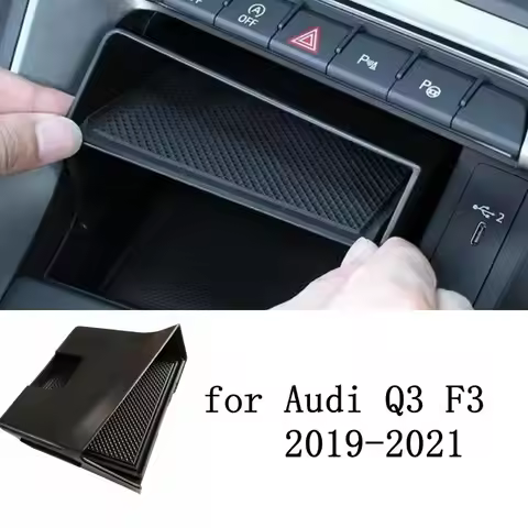 Hot Sale Multifunction Cubby Plastic Hide Car Armrest Center Console Front Storage Box For Audi Q3 F