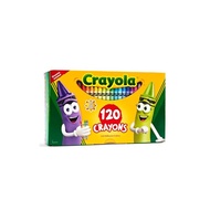 Crayola 120-Color Crayon Box Set with Crayon Sharpener 52-6920 Official Product