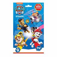 PAW PATROL - Paw Patrol 500+ 獎勵貼紙 | Chase | Rubble | Skye | Marshell | 兒童卡通貼紙書 節日禮物包裝 ｜封口貼｜平行進口