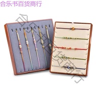 Leather Knot Safe Knot Wenchang Tray Display Handmade Knot Props Wood Grain Hand Rope Braided Rope R