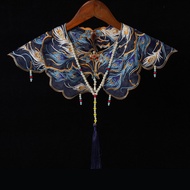 Bachelor's Degree Uniform Set with Elegant Embroidery - Traditional Attire Cape